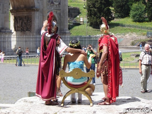 Ancient Romans&Modern Tourists